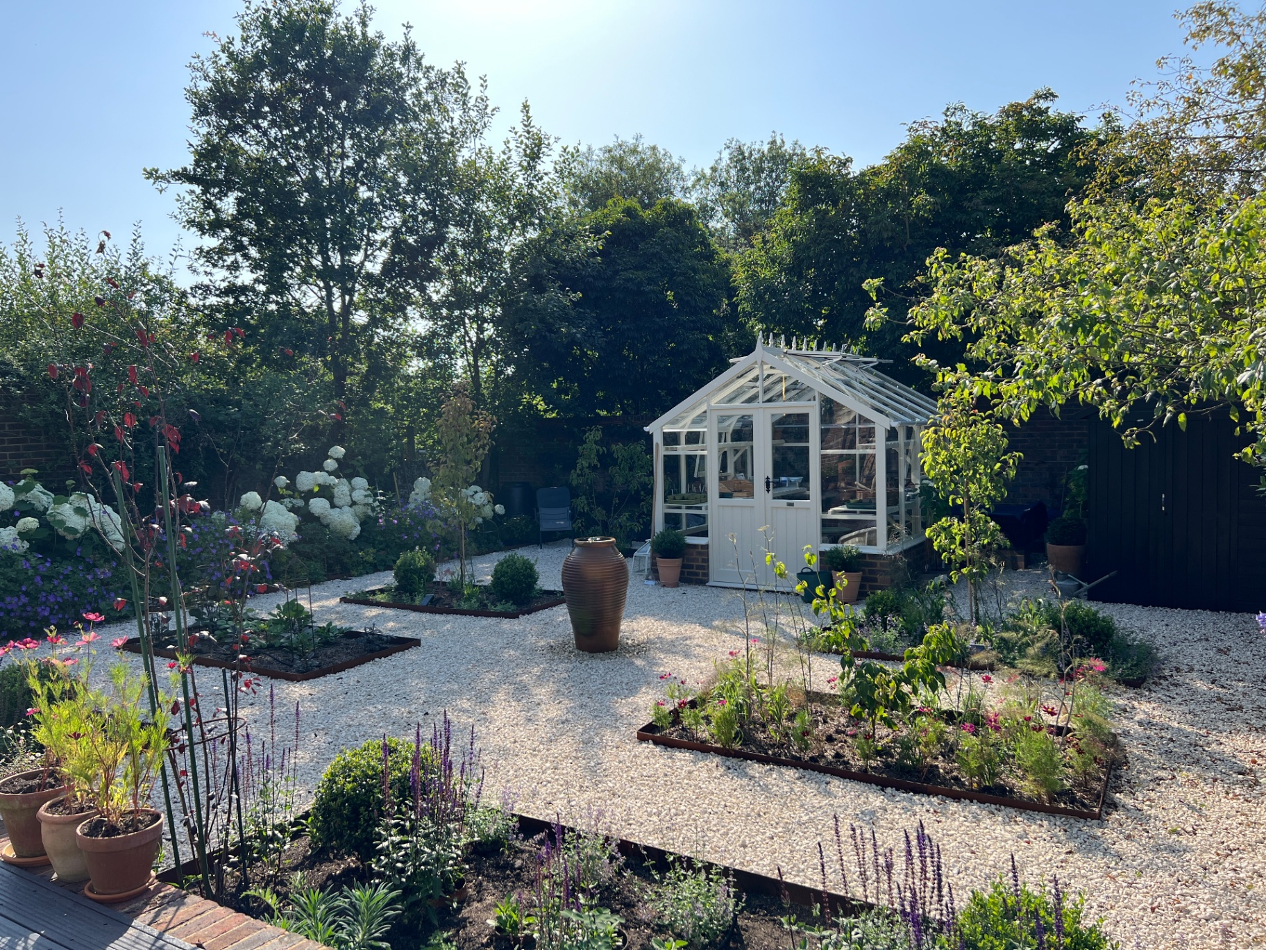 Water feature in a Cuckfield country garden