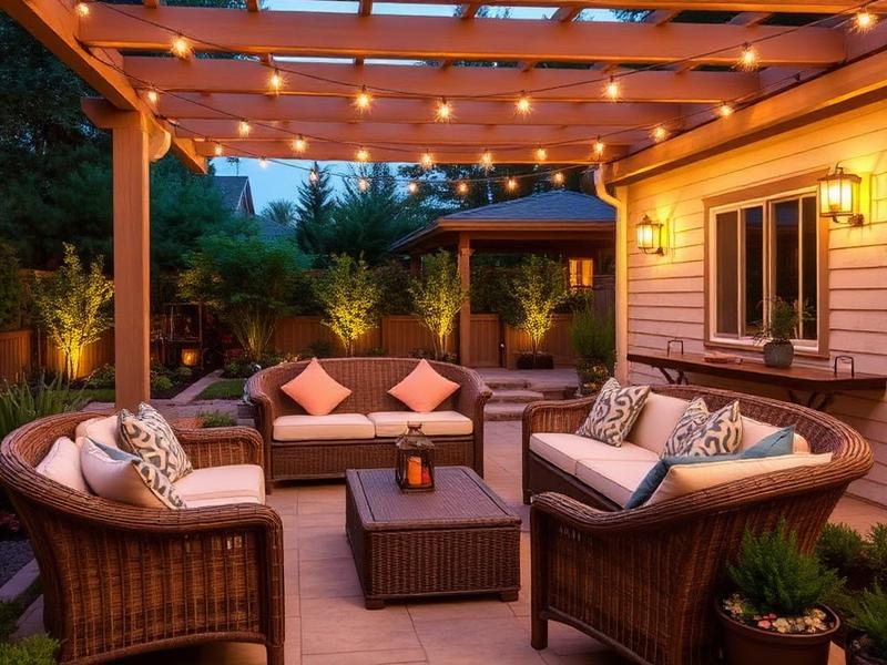 Comfortable garden building interior used as a quiet working space